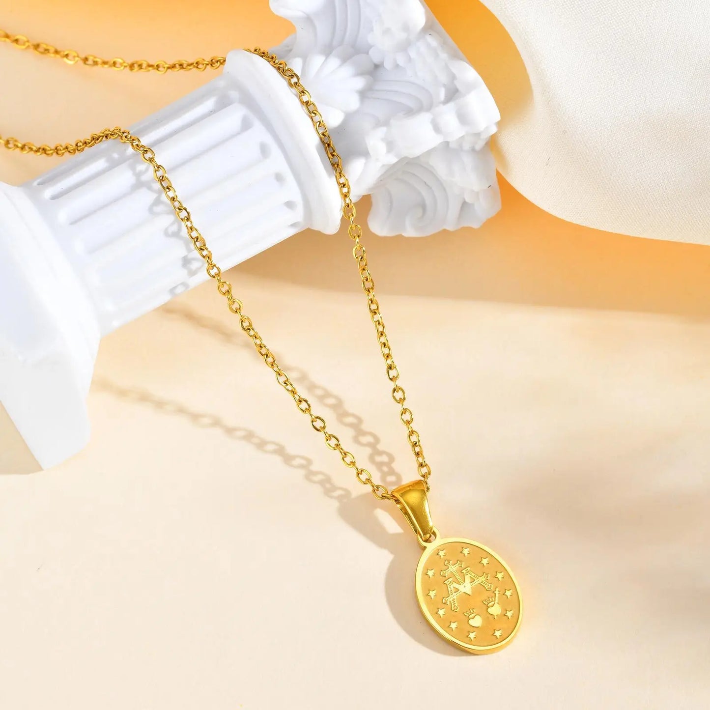 Collar Medalla Virgen Milagrosa
