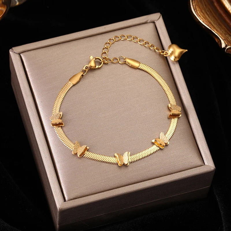 Variedades de Pulseras de Acero Inoxidable, con colgantes