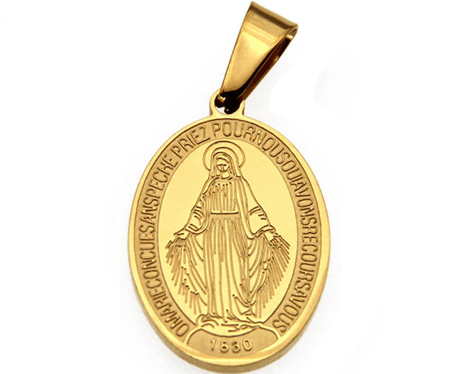 Medalla Milagrosa de acero inoxidable