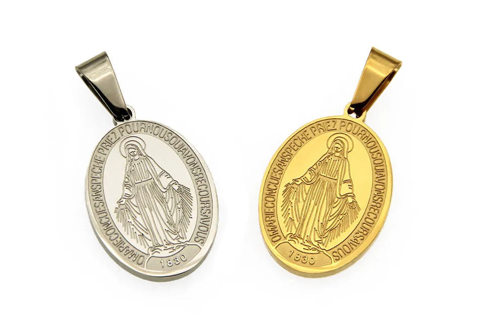Medalla Milagrosa de acero inoxidable