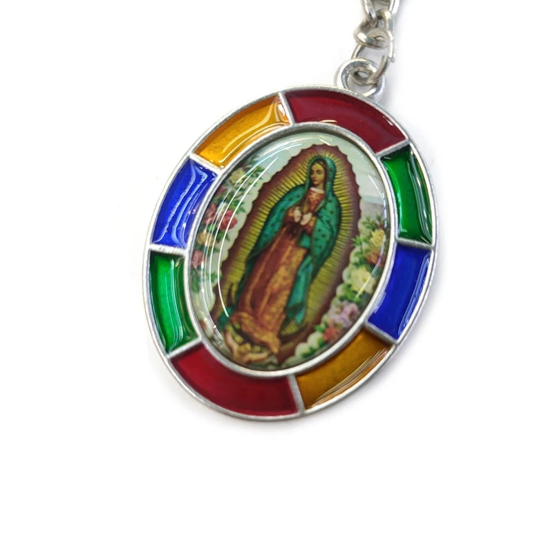 Llavero esmaltado Virgen de Guadalupe