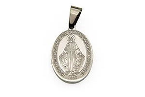 Medalla Milagrosa de acero inoxidable
