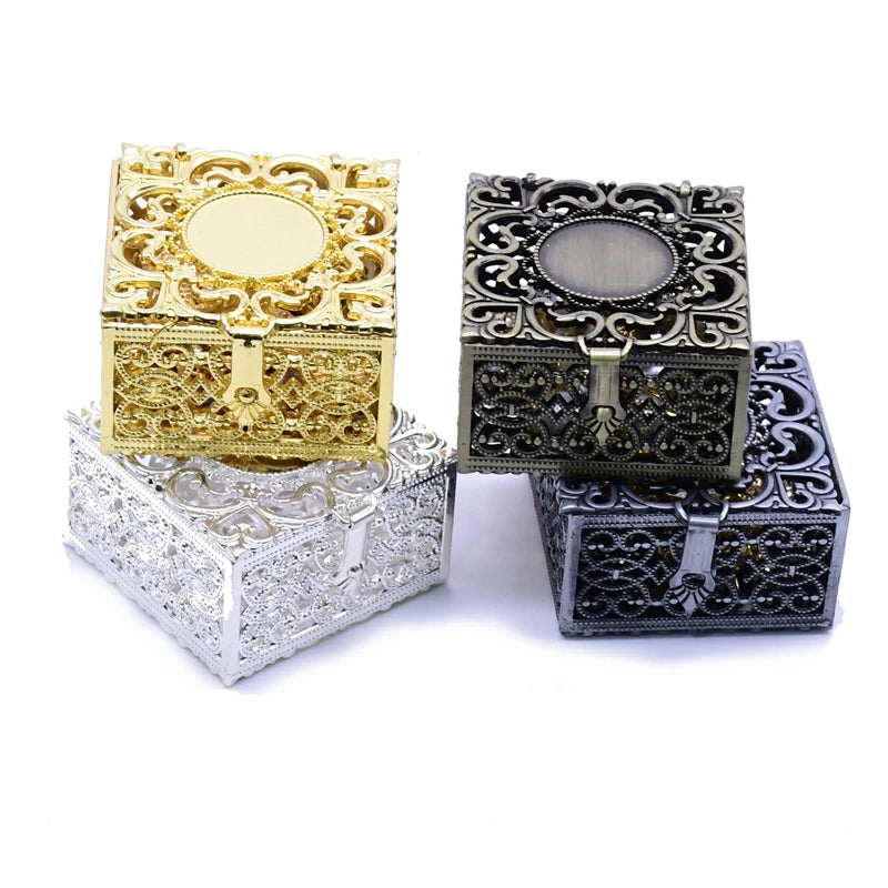 Cajas de metal para  guardar rosarios (porta rosarios)