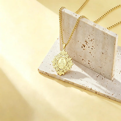 Collar Medalla Virgen Milagrosa