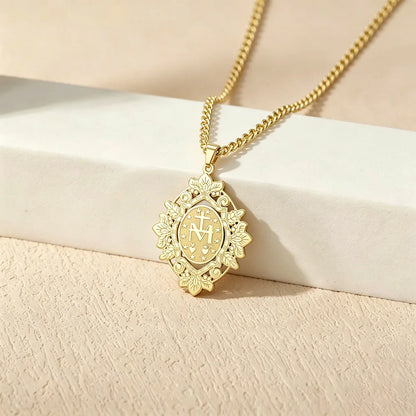 Collar Medalla Virgen Milagrosa