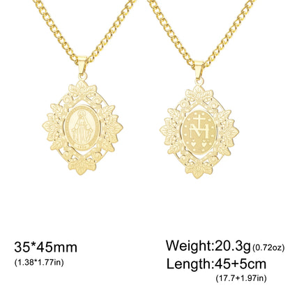 Collar Medalla Virgen Milagrosa