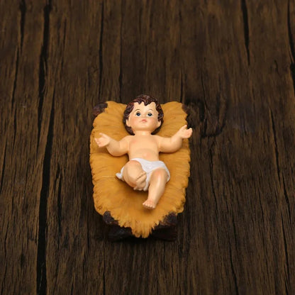 Imagen del Niño Jesús de resina