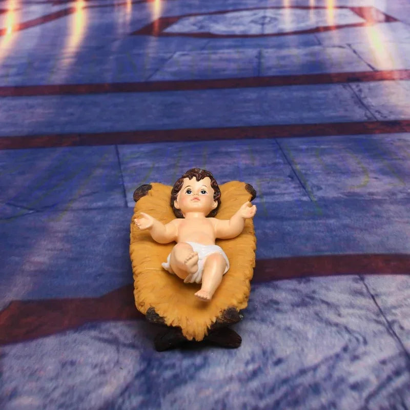 Imagen del Niño Jesús de resina