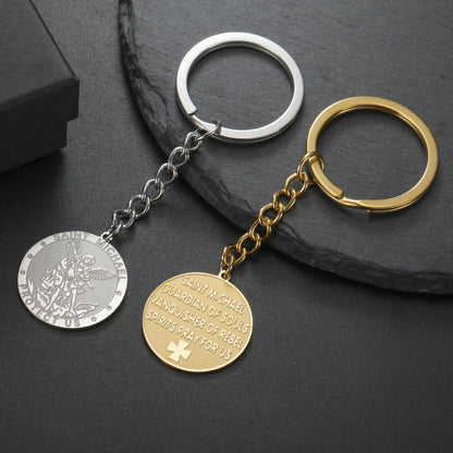 Llavero de San Miguel Arcángel – Protección y Estilo