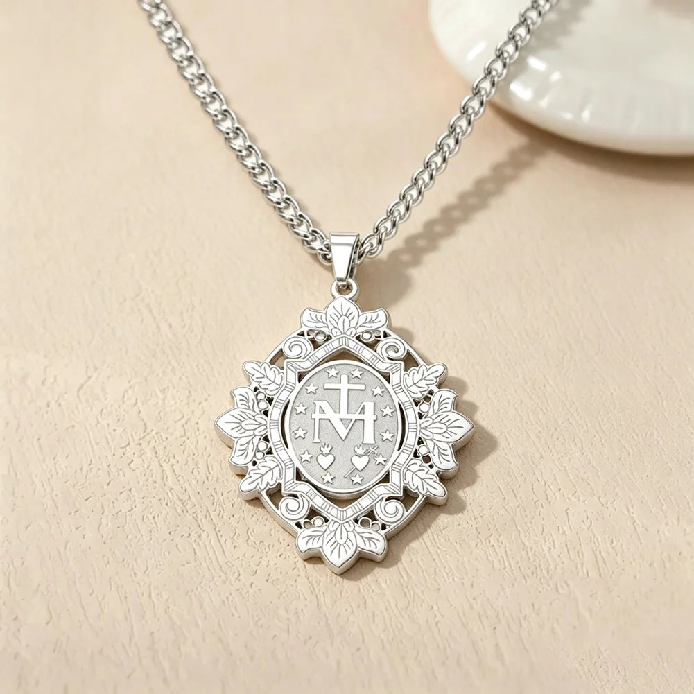 Collar Medalla Virgen Milagrosa