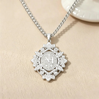 Collar Medalla Virgen Milagrosa
