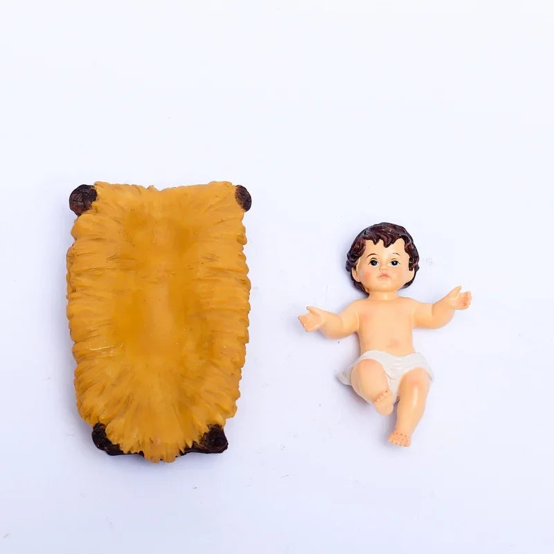 Imagen del Niño Jesús de resina