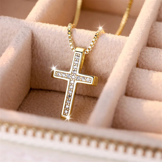 Collar de Cruz de Circonitas