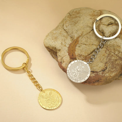 Llavero de San Miguel Arcángel – Protección y Estilo