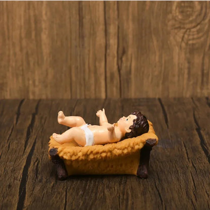 Imagen del Niño Jesús de resina