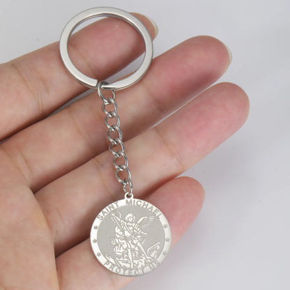 Llavero de San Miguel Arcángel – Protección y Estilo