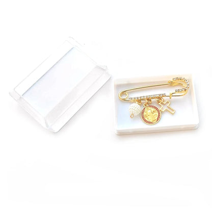 Broche de la Medalla de San Benito y detalle Cruz