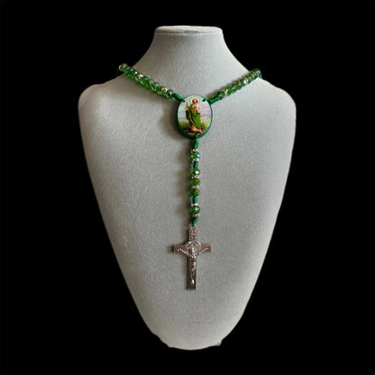 Rosario cuentas cristal, Medallas San Judas Tadeo