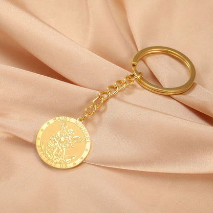 Llavero de San Miguel Arcángel – Protección y Estilo